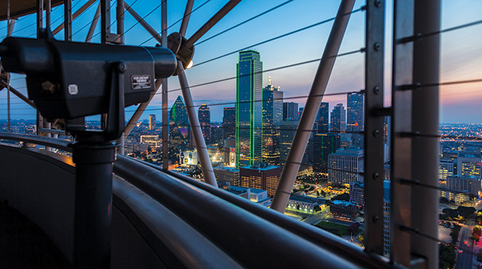 Reunion Tower’s GeO-Deck