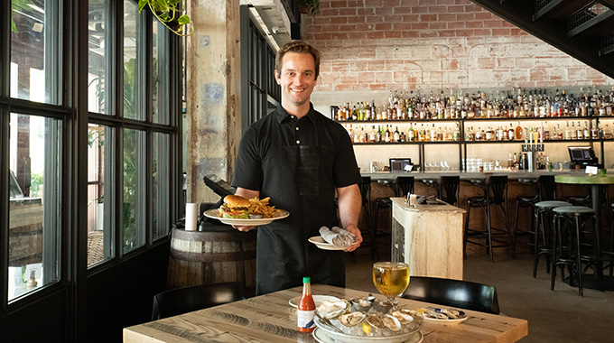 Chef Marcus Paslay of Provender Hall.