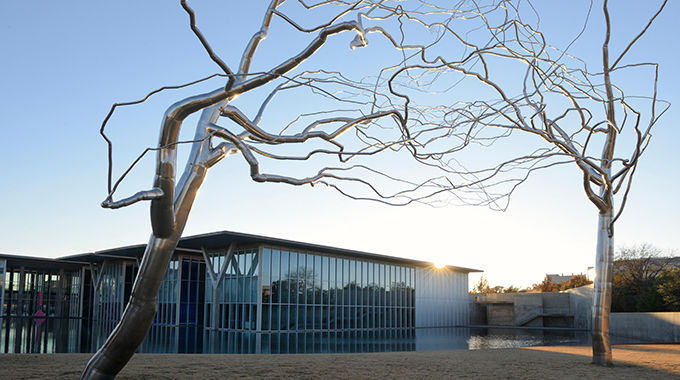 Conjoined by Roxy Paine at The Modern in Fort Worth. | Photo by Prisma by Dukas Presseagentur GmbH/Alamy Stock Photo