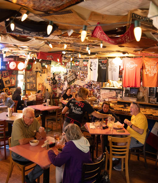 Patrons dining at Royers Cafe