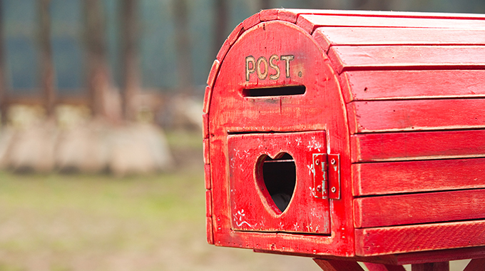 A postmark from Valentine, Texas, will make your love letter extra special. | Photo by Adobe Stock Photo