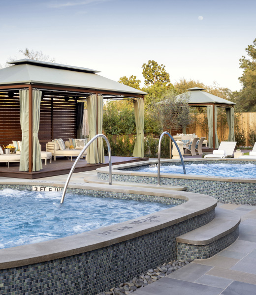 Treatment rooms in the resort's Trellis Spa. | Photo courtesy The Houstonian Hotel, Club and Spa/Ryann Ford