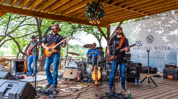 Singing Water Vineyards frequently hosts live music at its winery. | Photo by J. Repak Productions