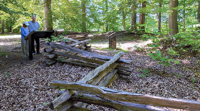 Guests can join Smith’s Fort guides for a walking tour on Friday, Saturday, and Sunday. | Photo by Parker Michels-Boyce