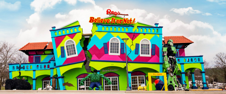 Exterior of Ripley's Believe It or Not building. Exterior of Ripley's Believe It or Not building.