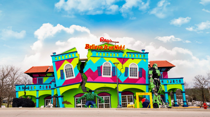 Outside of Ripley's Believe It or Not! museum