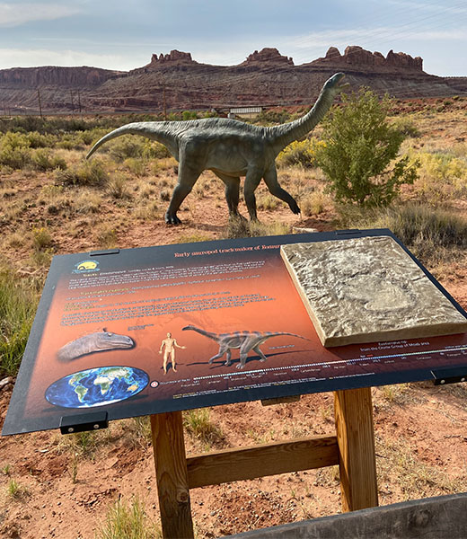 Moab Giants interactive dinosaur park