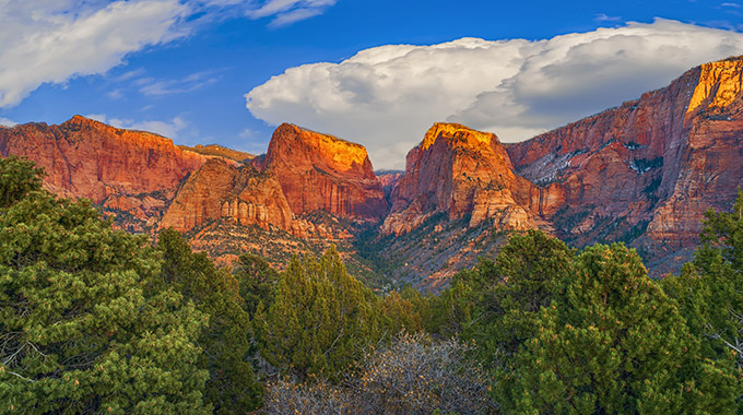 Kolob Canyons provide visitors to Zion National Park with a break from the crowds. 