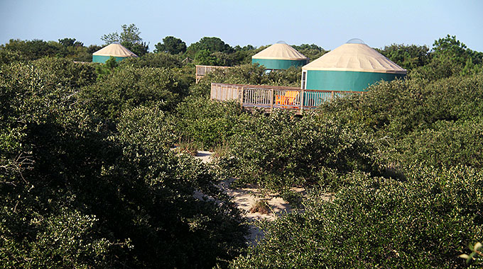 First Landing State Park yurts
