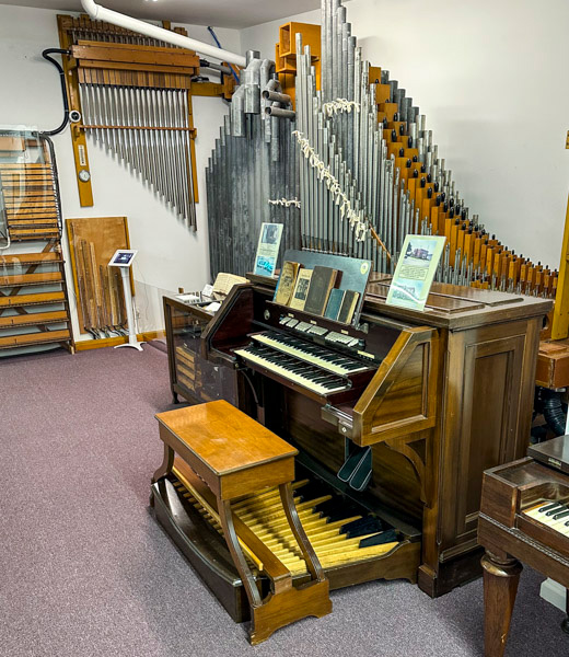 An antique organ
