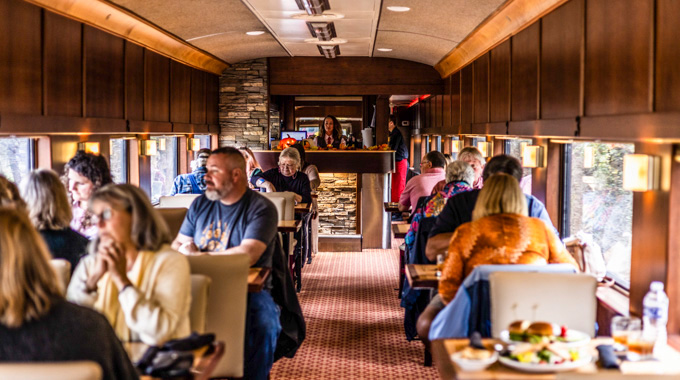 Virginia Scenic Railway interior