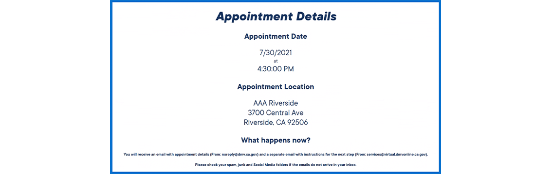 Appointment Details