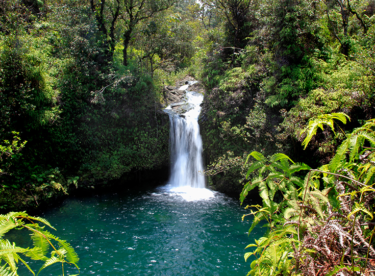 Waterfall in Maui Waterfall in Maui