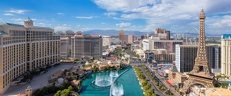 Aerial view of Las Vegas Aerial view of Las Vegas