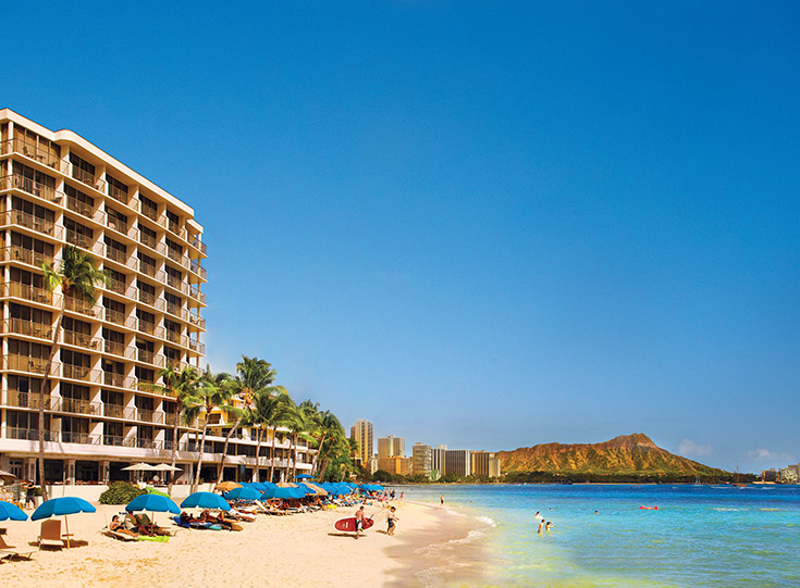 View of Outrigger Reef Waikiki Beach Resort View of Outrigger Reef Waikiki Beach Resort
