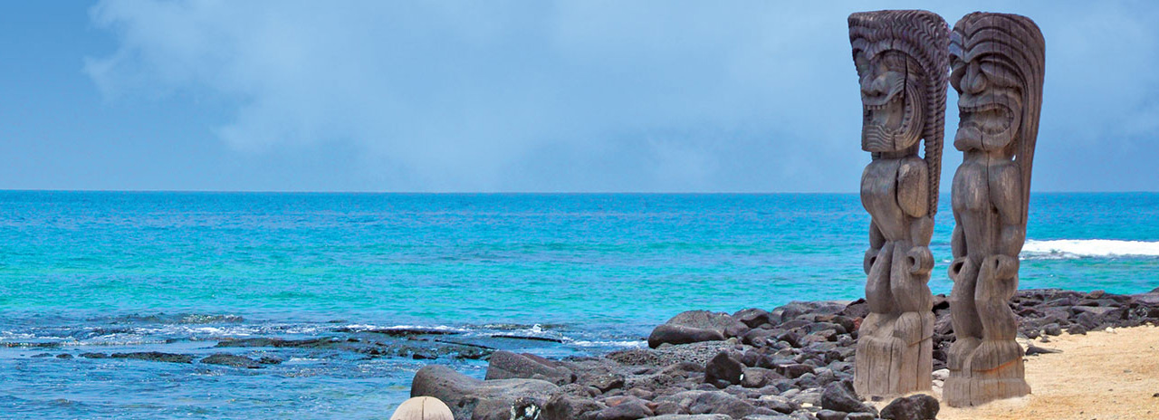 Rocky coastline in Hawaii