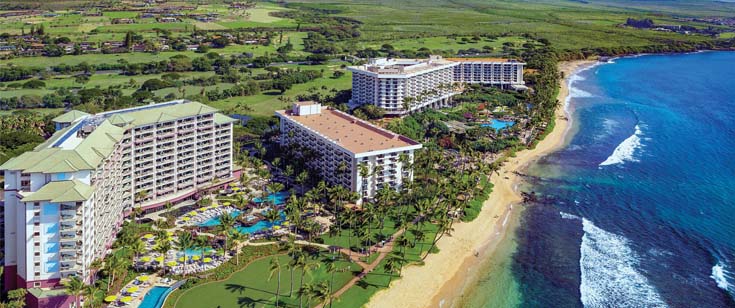Arial view of Hyatt Regency Maui Arial view of Hyatt Regency Maui