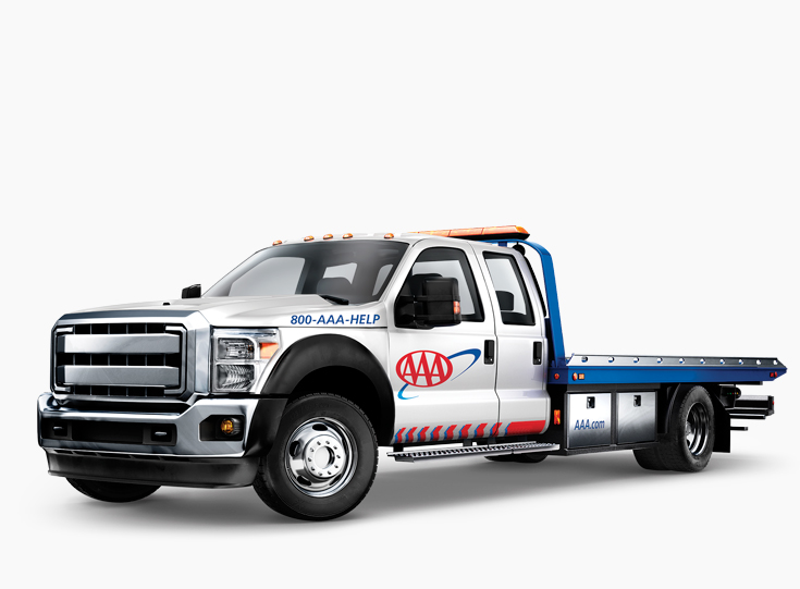 AAA Roadside tow truck