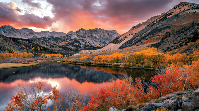 Bishop Creek Fall Colors by Jeff Woon