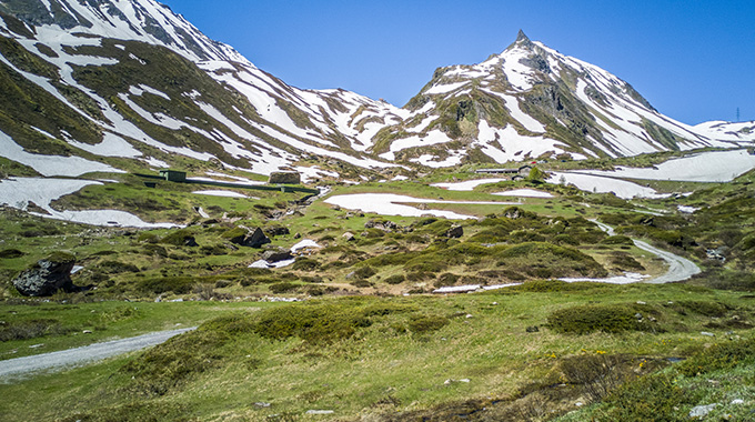 Nufenenpass is Switzerland’s second-highest pass. | Photo by Alessio/stock.adobe.com