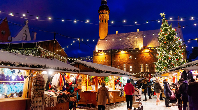 Christmas Market in Tallinn, Estonia