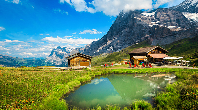 Grindelwald and Braunwald offer classic views of the Swiss Alps. | Photo by Janoka82 / Adobe Stock Photo