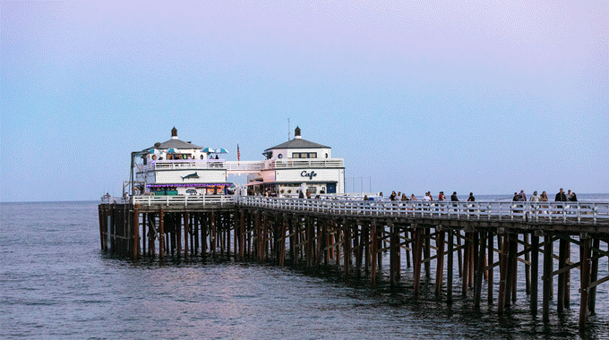 Malibu Pier seen from different vantage points