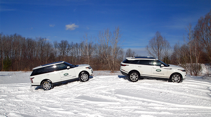 Improve your winter-driving skills at the Land Rover Experience School in Manchester, Vermont. | Photo by Land Rover Experience Vermont