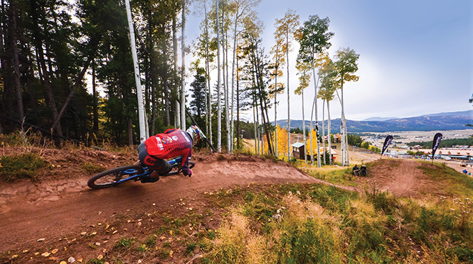 One of the largest bike parks in the Rocky Mountains, Angel Fire Bike Park features more than 60 miles of trails. | Photo by Steve Larese