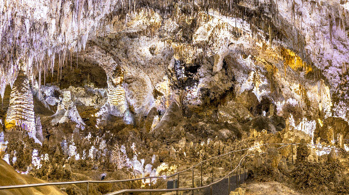Interior of Carlsbad Caverns.